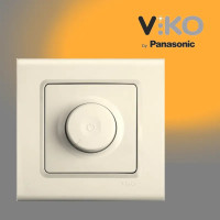 Светорегулятор (диммер) 600 w крем VIKO LINNERA 